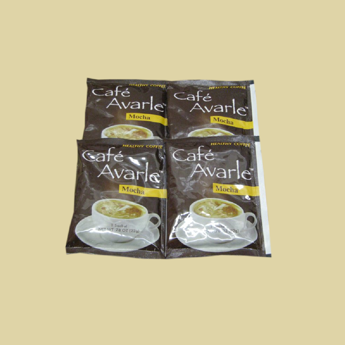 Cafe Avarle Mocha with Ganoderma & Cordyceps - 4 Sample Packs